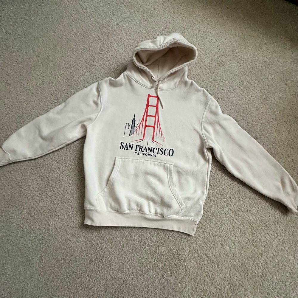 San Francisco California Cream Hoodie